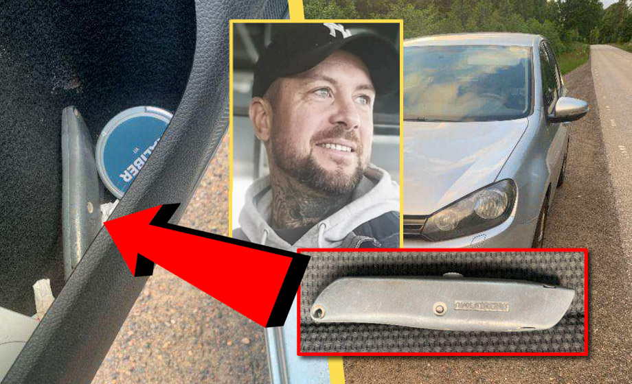 Snickaren Joel hade mattkniv i bilen – döms till 10 000 i böter