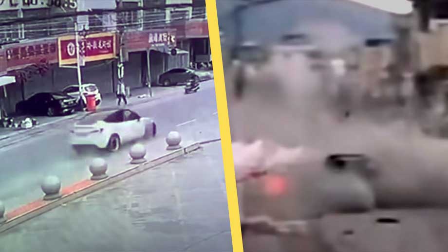 Här skenar elbilen okontrollerat – två döda, flera skadade