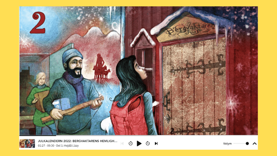 I statsradions julkalender: ”Påminner inte det här om berget i Syrien?”