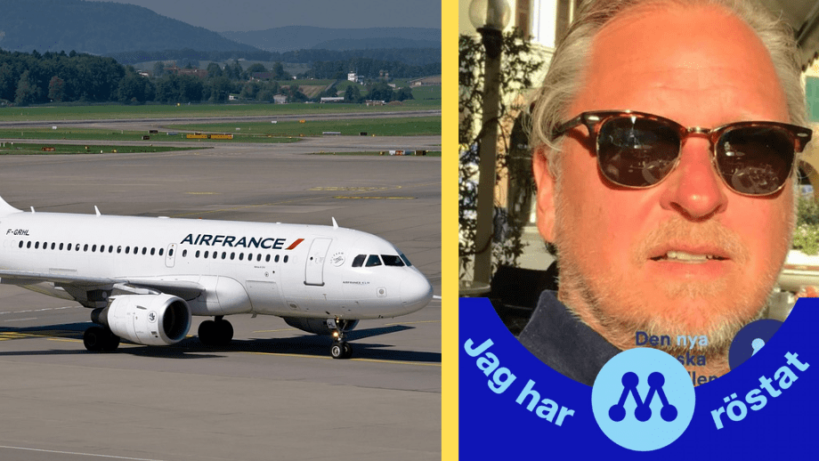 M-topp reste från bostad i Frankrike – begärde milersättning för flyg