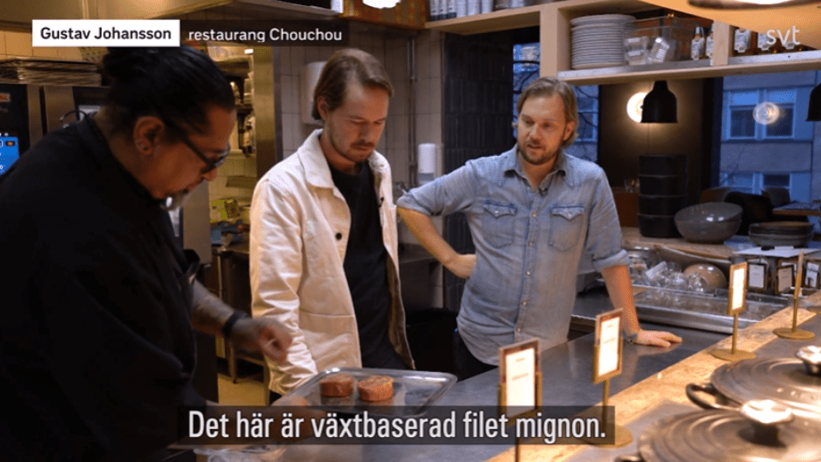 Statstelevisionen i reklamkampanj för växtbaserat alternativ till kött