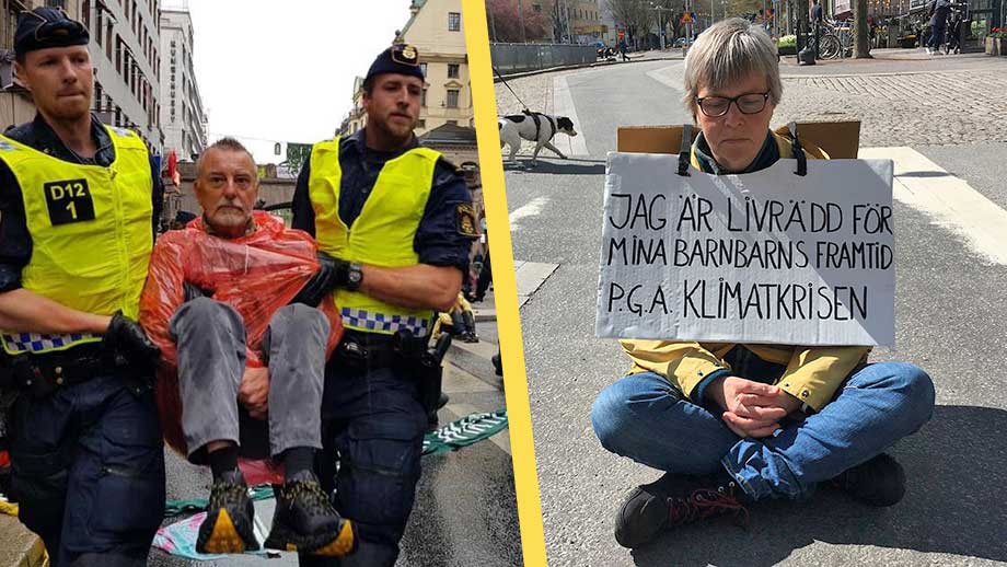 Klimatextremister stoppade flygplan – döms endast till böter