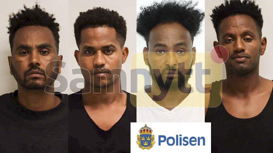 Fyra eritreaner gruppvåldtog kvinna – slipper utvisning