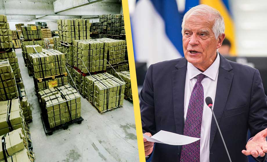 Mer vapen till Ukraina trots att EU:s vapenlager är tömda