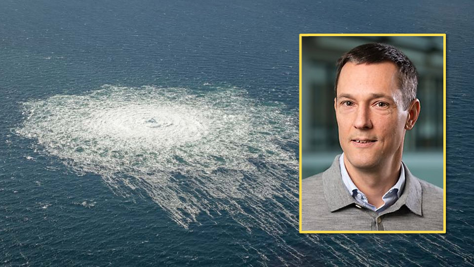 Experten: Nord stream sprängdes från ytfartyg