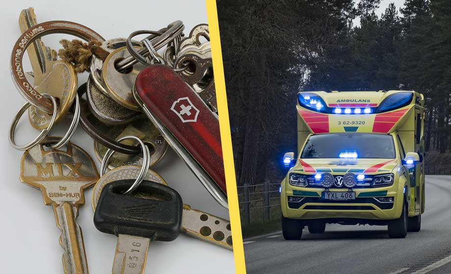 Hemtjänsten hittade inte nyckeln – person avled