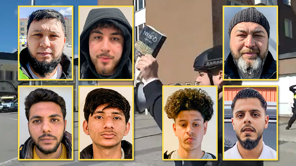 De kastade sten på polisen – frias