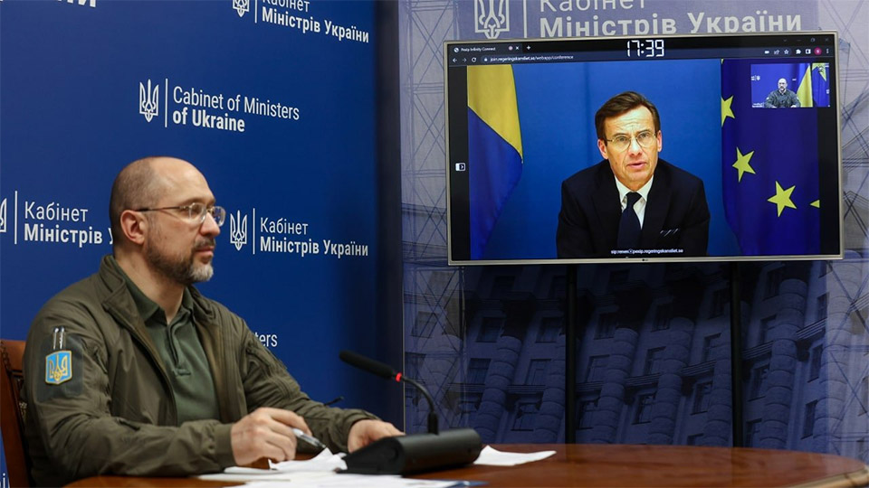 Ukraina tacksamt för svenskt ”vinterpaket” på 3,7 miljarder