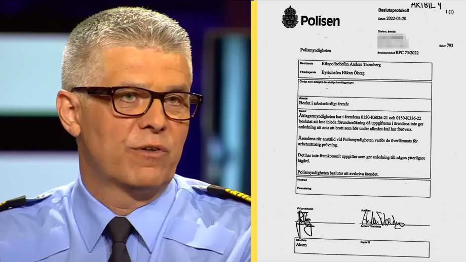Thornbergs dagar som rikspolischef kan vara räknade