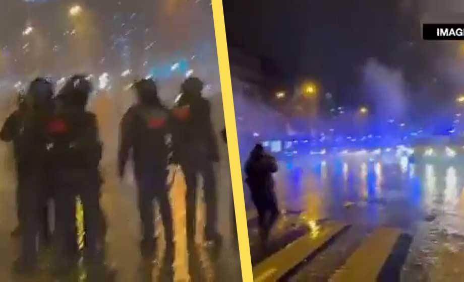 Upplopp i Paris efter finalen i fotbolls-vm