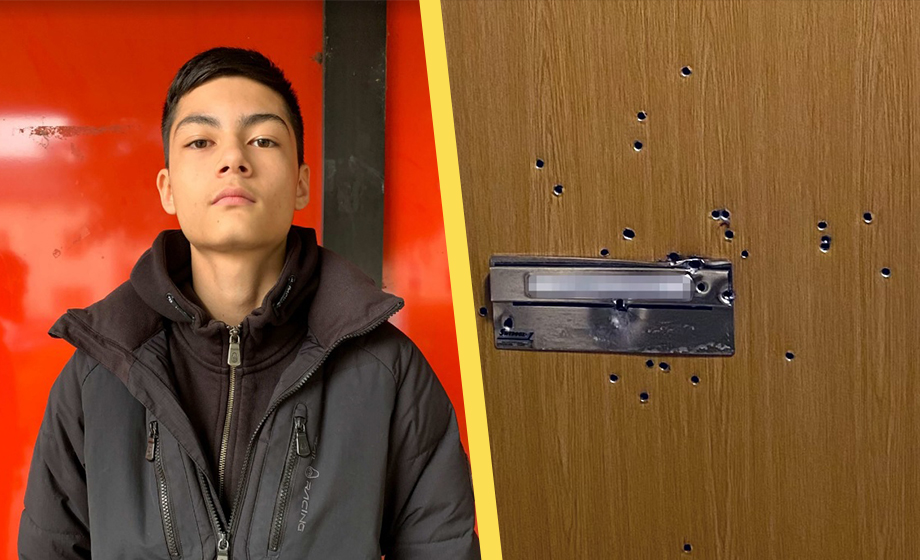 Här är tonåringen som rymde från HVB-hem – sköt 30-tal skott mot lägenhet