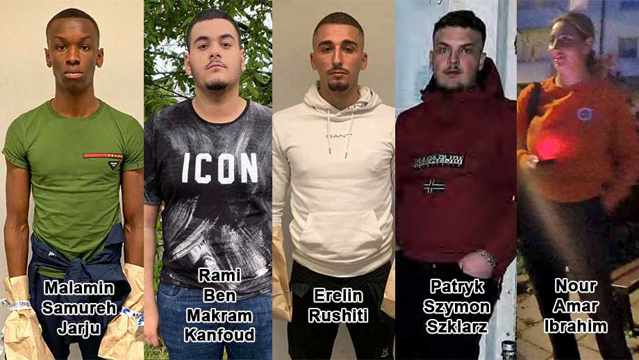 Fem invandrare åtalas för gängmord i Göteborg