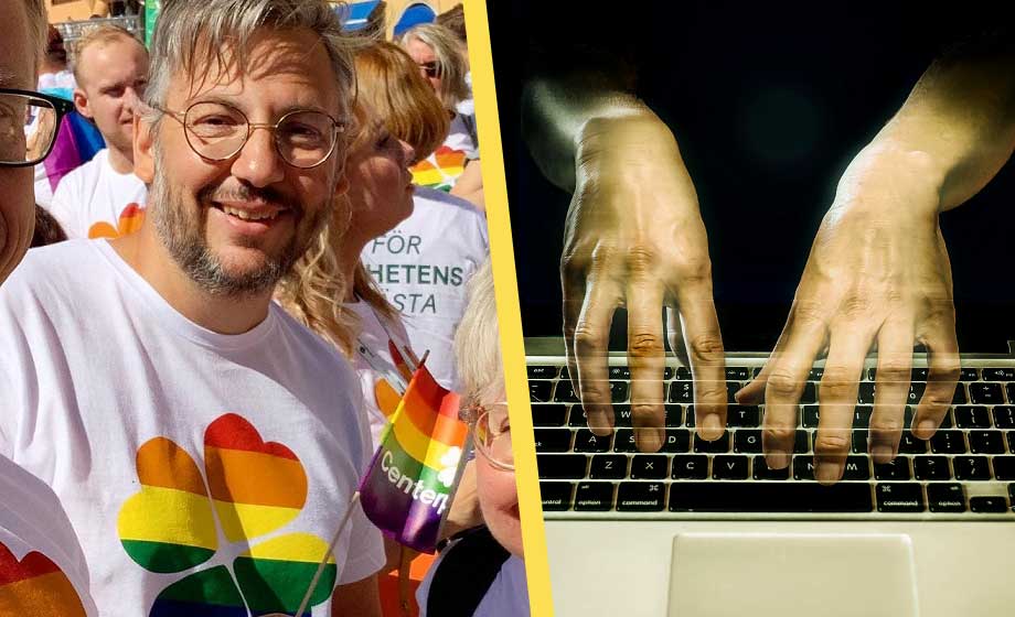 Möjlig ny C-ledare oroar sig för hat – hatar själv flitigt