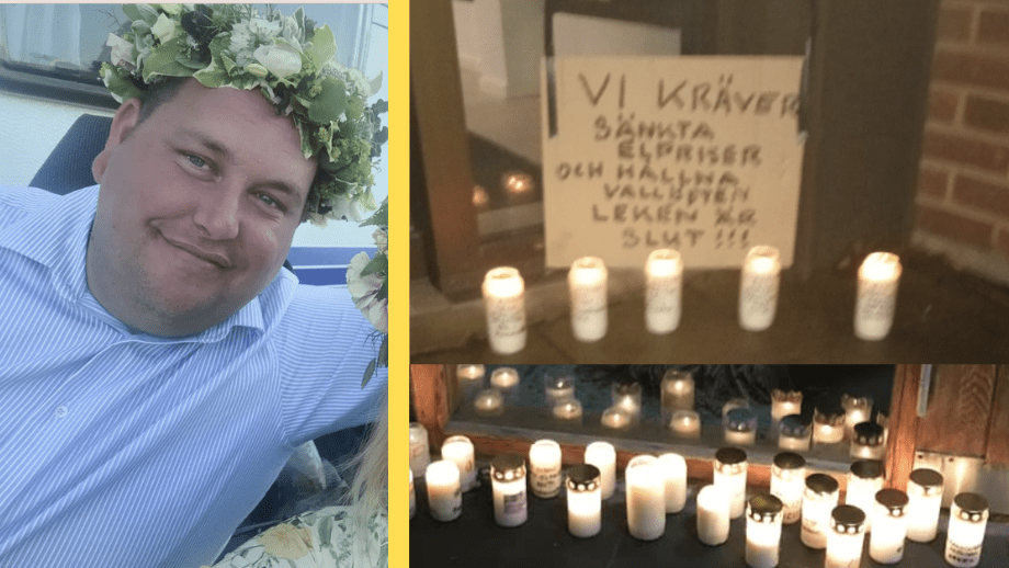 Företagare startade manifestation med gravljus: ”Elräkningarna är graven för många”