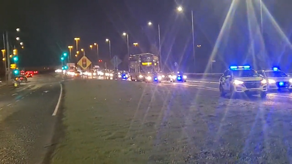 Stora irländska protester mot inflöde av migranter