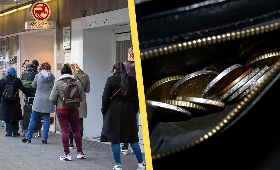 Rusning efter billig mat – köer timmar innan öppning