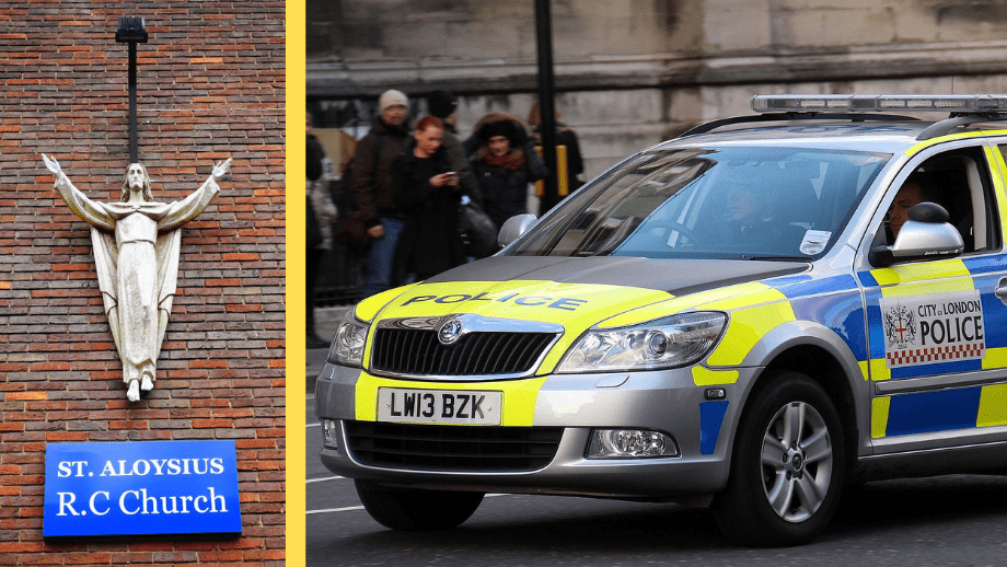 7-åring i livshotande tillstånd efter skjutning vid kyrka