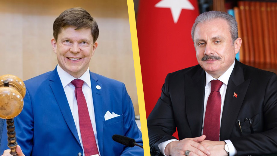 Turkiet stoppar talman Andreas Norléns Ankara-besök