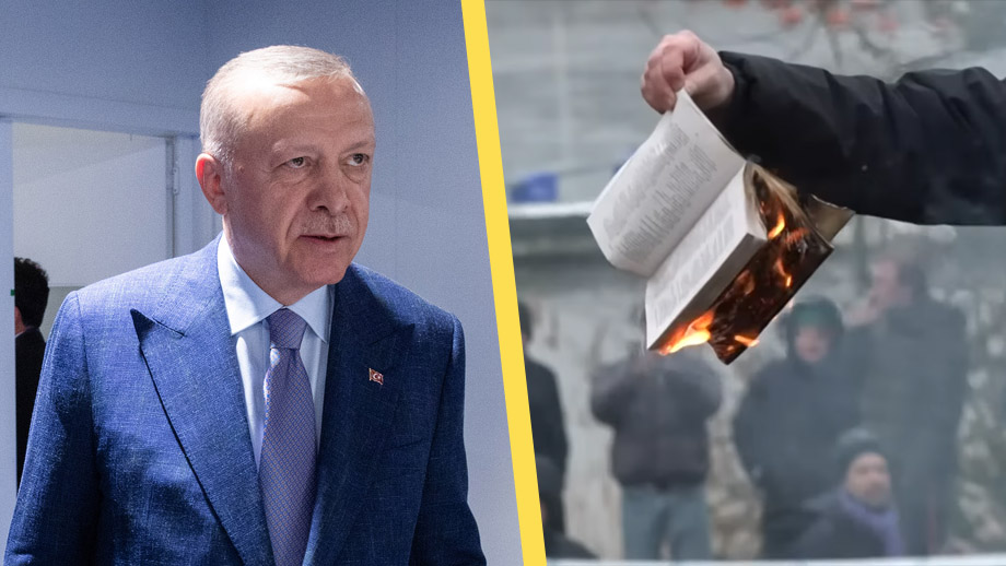 Paludan: Jag eldar koranen så länge Erdogan blockerar svenskt Nato-medlemskap