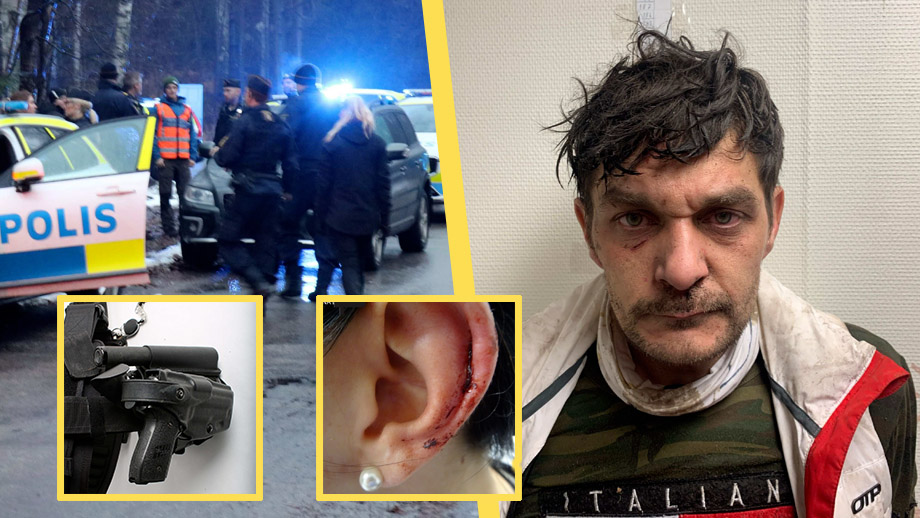 Försökte skjuta poliskvinnor med deras tjänstevapen – döms