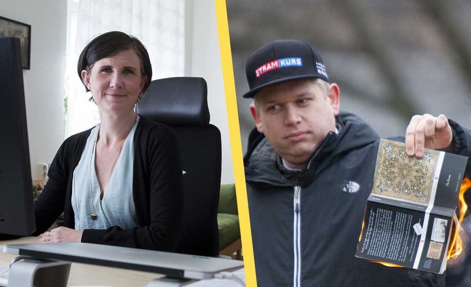 Märta Stenevi försvarar Paludans koranbränning
