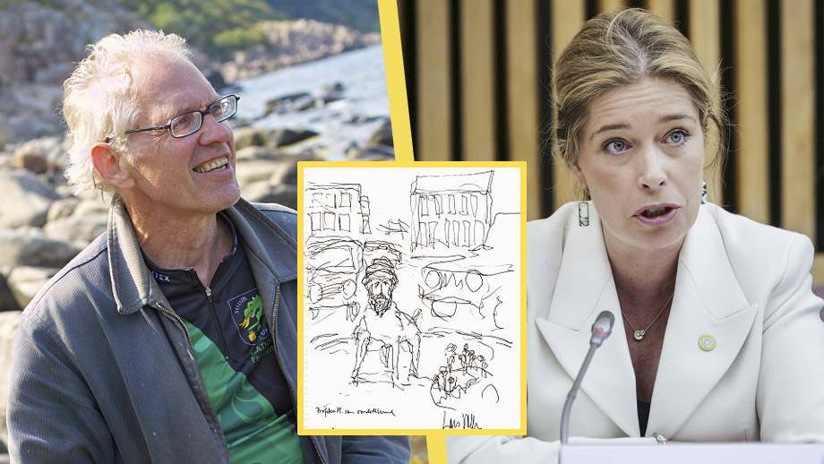 Strandhälls helomvändning: ”Jag skulle dö för Lars Vilks”