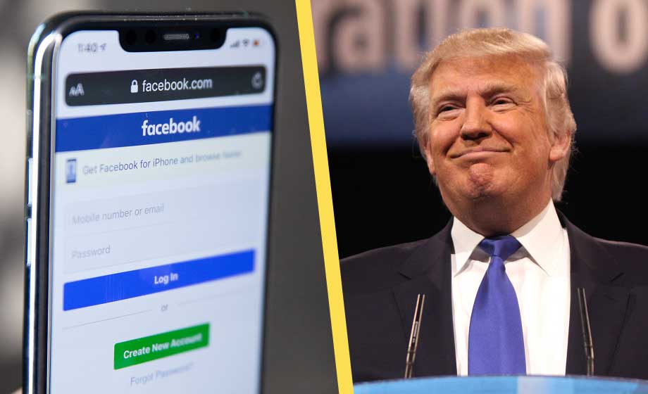 Trump får tillbaka kontot på Facebook