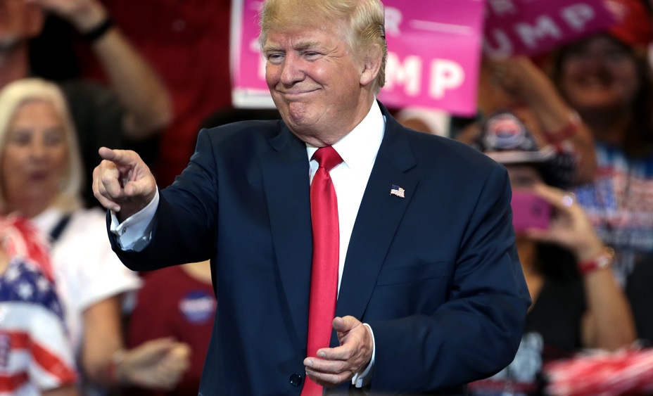 Trump leder över Biden i mätning