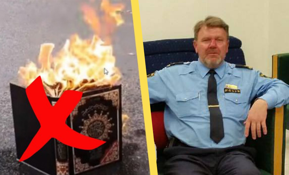 ’Integrationspolis’ vädjar till HD och regeringen: Förbjud koranbränning