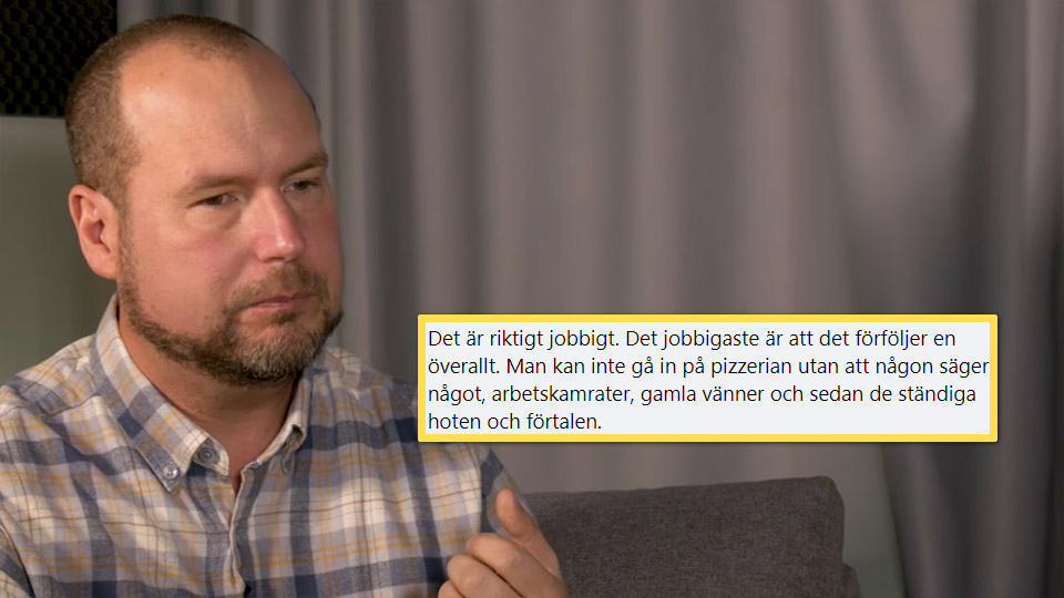 Näthatsgranskaren berättar om hatet: Kan inte äta pizza ifred