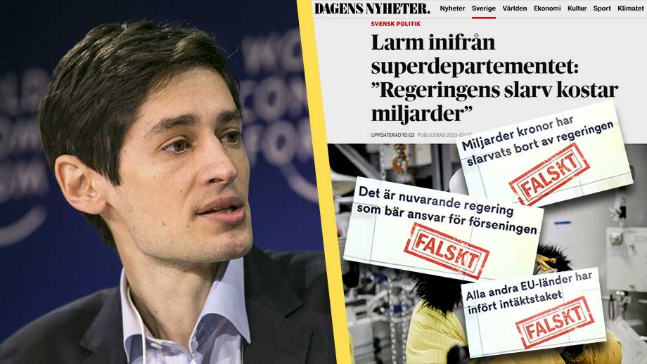 Dagens Nyheter anklagas för FAKE NEWS om regeringen
