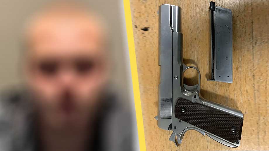 Milkshaken var för kall – då drog han pistol