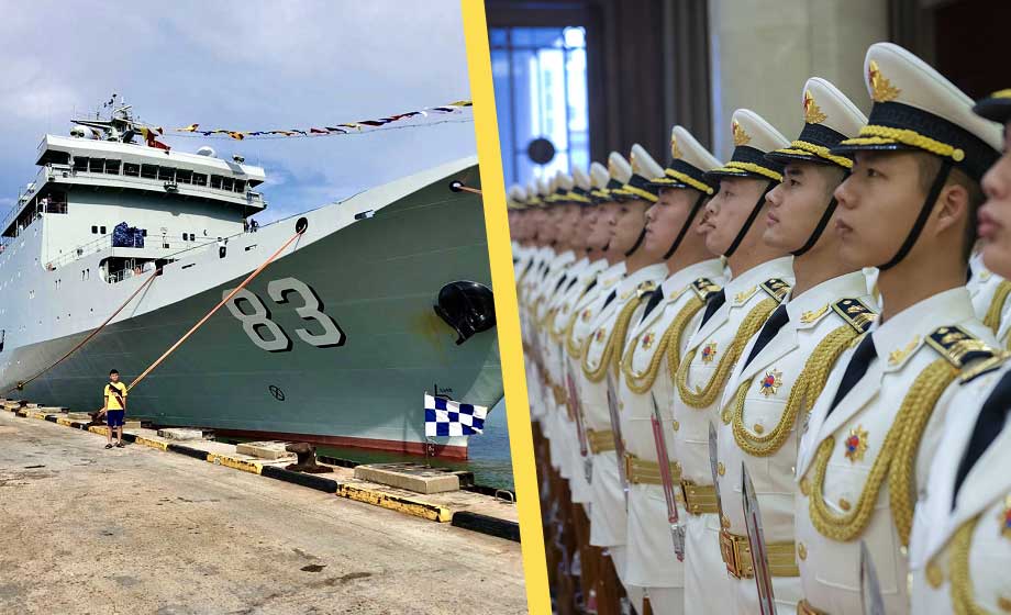 USA rår inte på Kinas överlägsna flotta