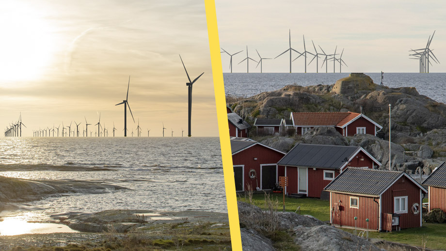 BILDEXTRA: Så vill vindkraftsbolag omvandla Sveriges kust