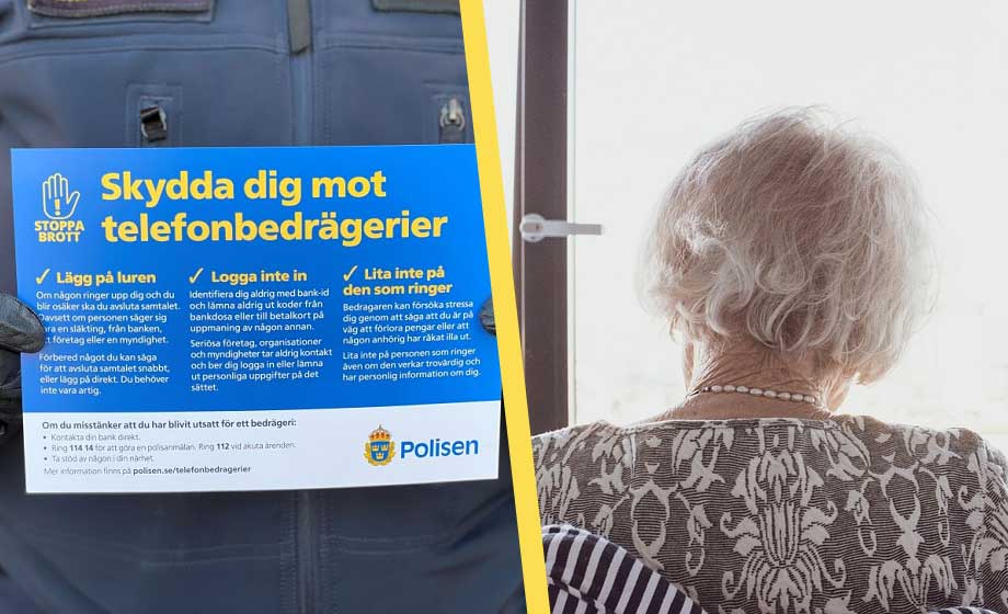 Polisen: Äldre ensamstående kvinnor måltavla för bedrägerier