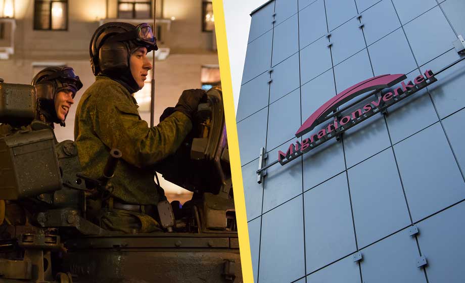 Migrationsverket: Ryssar som vägrar Putins krig FÅR asyl i Sverige