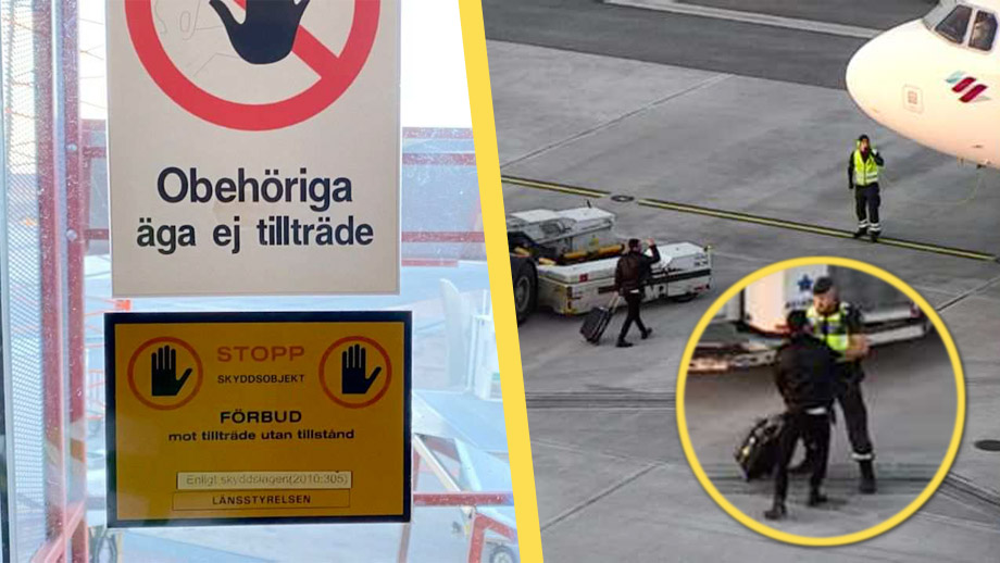 Kom för sent till Arlanda – stoppade flygplanet i protest