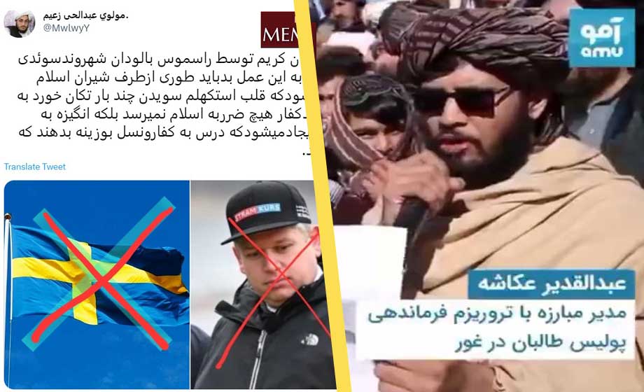 Talibaner hotar med terrorattacker i Stockholm som hämnd för koranbränningar