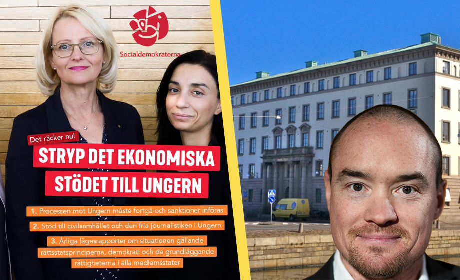 Ekeroth: ”Sossarna gör det som de anklagar Ungern för”