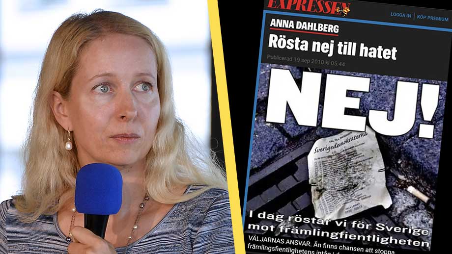 SD-fientlig journalist nu statssekreterare i Tidöregeringen