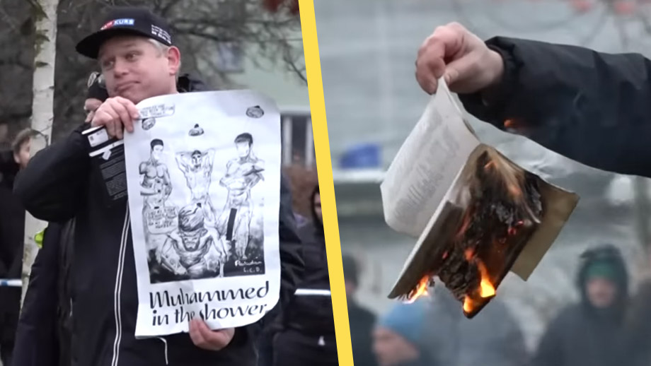 Åklagare: Inte brottsligt elda koranen utanför ambassad