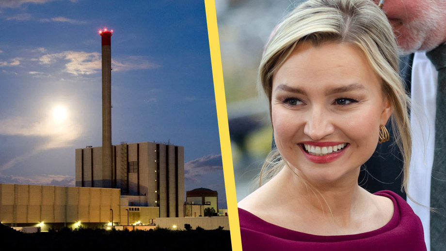 Ebba Busch (KD) säger nej till återstartad kärnkraft