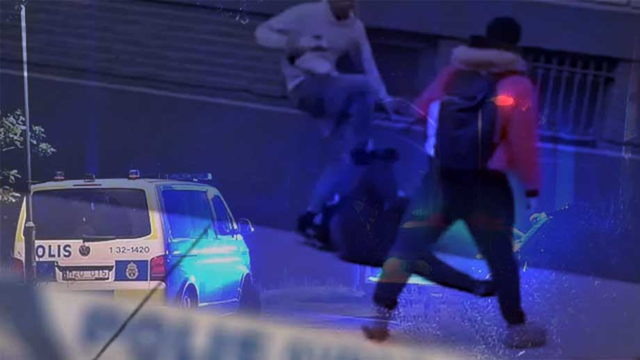 Pojke bands, misshandlades och förnedringsrånades