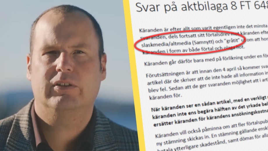 Näthatsgranskarens krav till Samnytt: Be om ursäkt i artikel