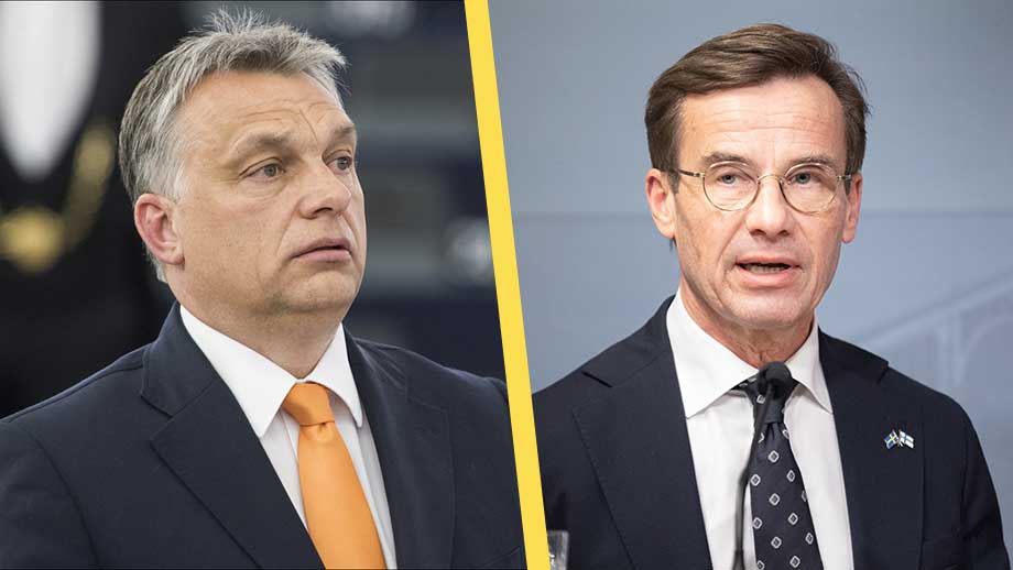 Ungern inte redo släppa in Sverige i Nato