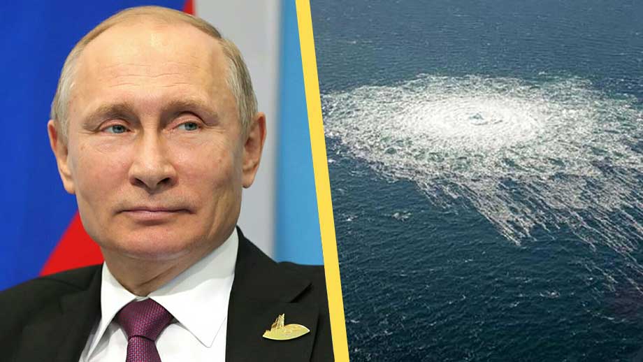 Putin: Attentatet mot Nord Stream utfördes på ”statlig nivå”