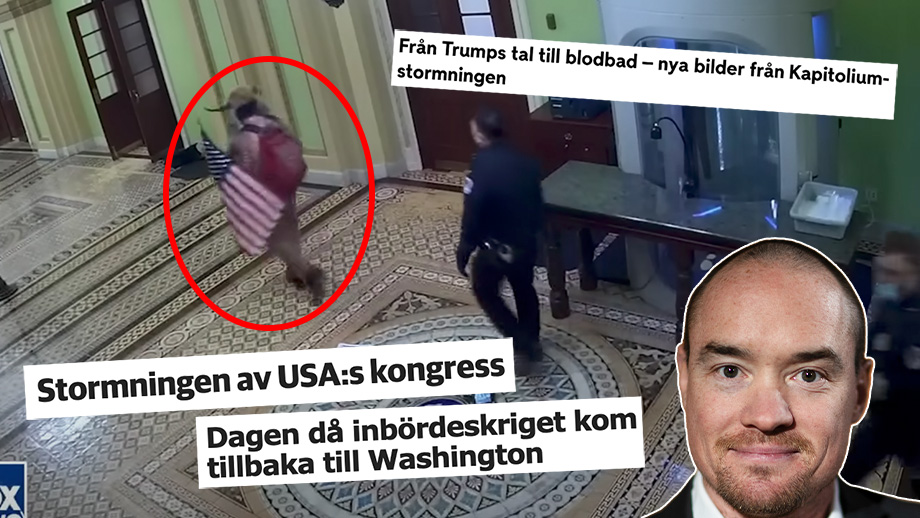 Ekeroth: ”Ljög media medvetet om ’stormningen’ av Kapitolium?”