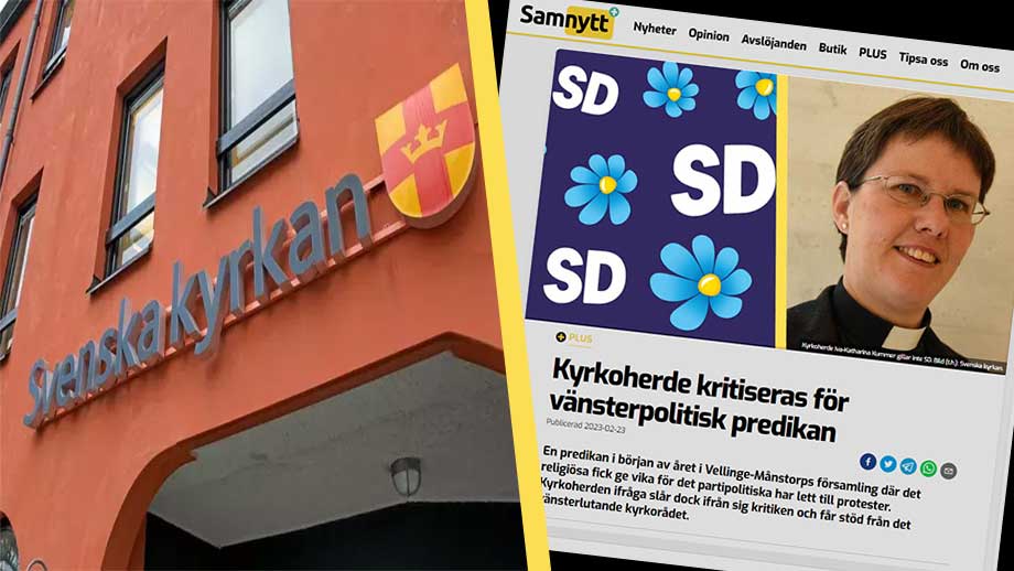 Svenska kyrkan till attack mot Samnytts granskning