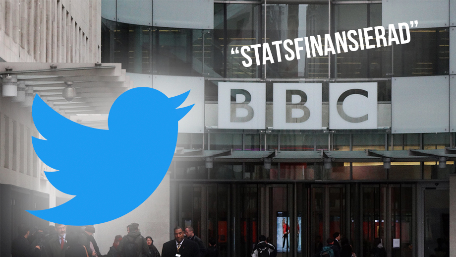 Twitter märker BBC som ”statsfinansierat”