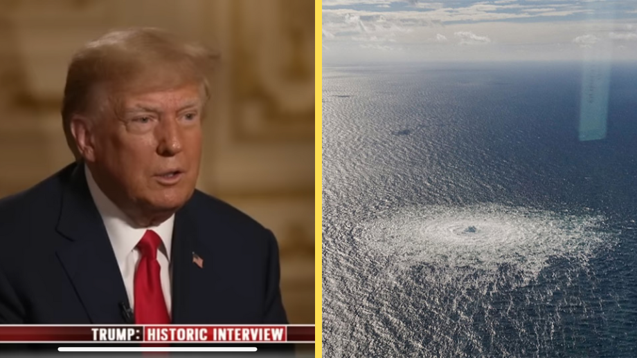 VIDEO: Donald Trump – Ryssland sprängde INTE Nordstream
